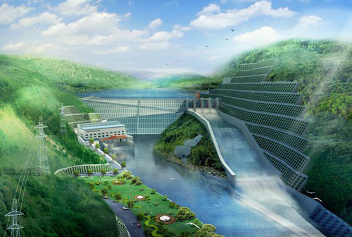 公坡镇老挝南塔河1号水电站项目